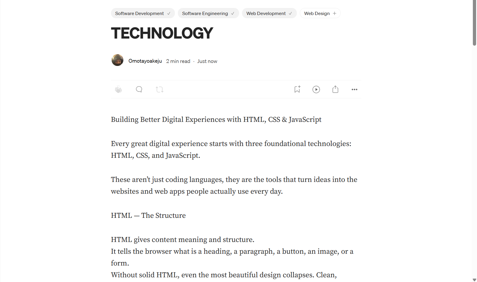 Digital technology article